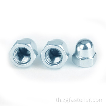 DIN1587 Blue White Zinc Acorn hexagon Nuts M4M5M6M8